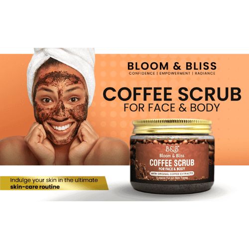 Coffee Scrub for Face & Body for Tan Removal