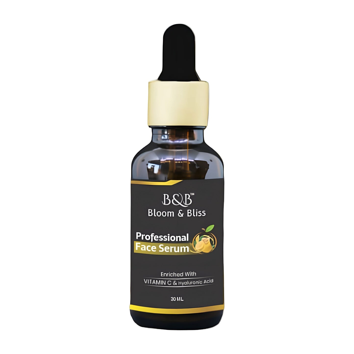 Bloom & Bliss Professional Face Serum With Vitamin C & Hyaluronic Acid | Reduce Fine Lines &